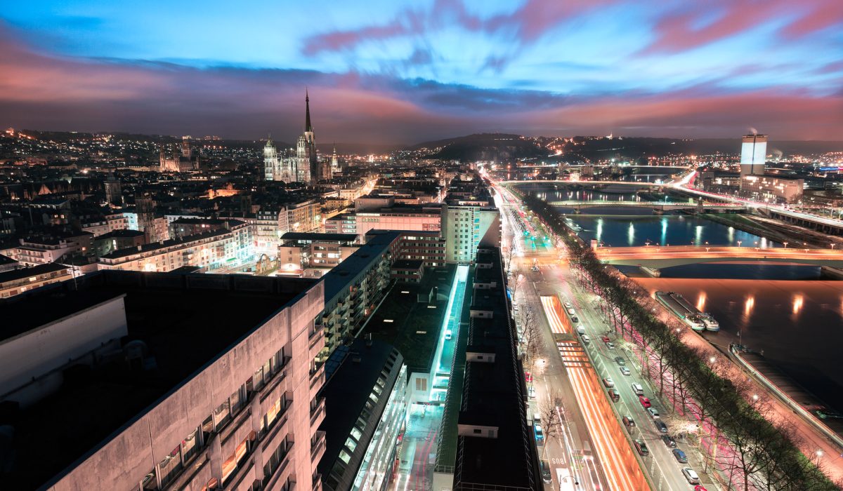 Front de Seine // Blue Hour // Rouen